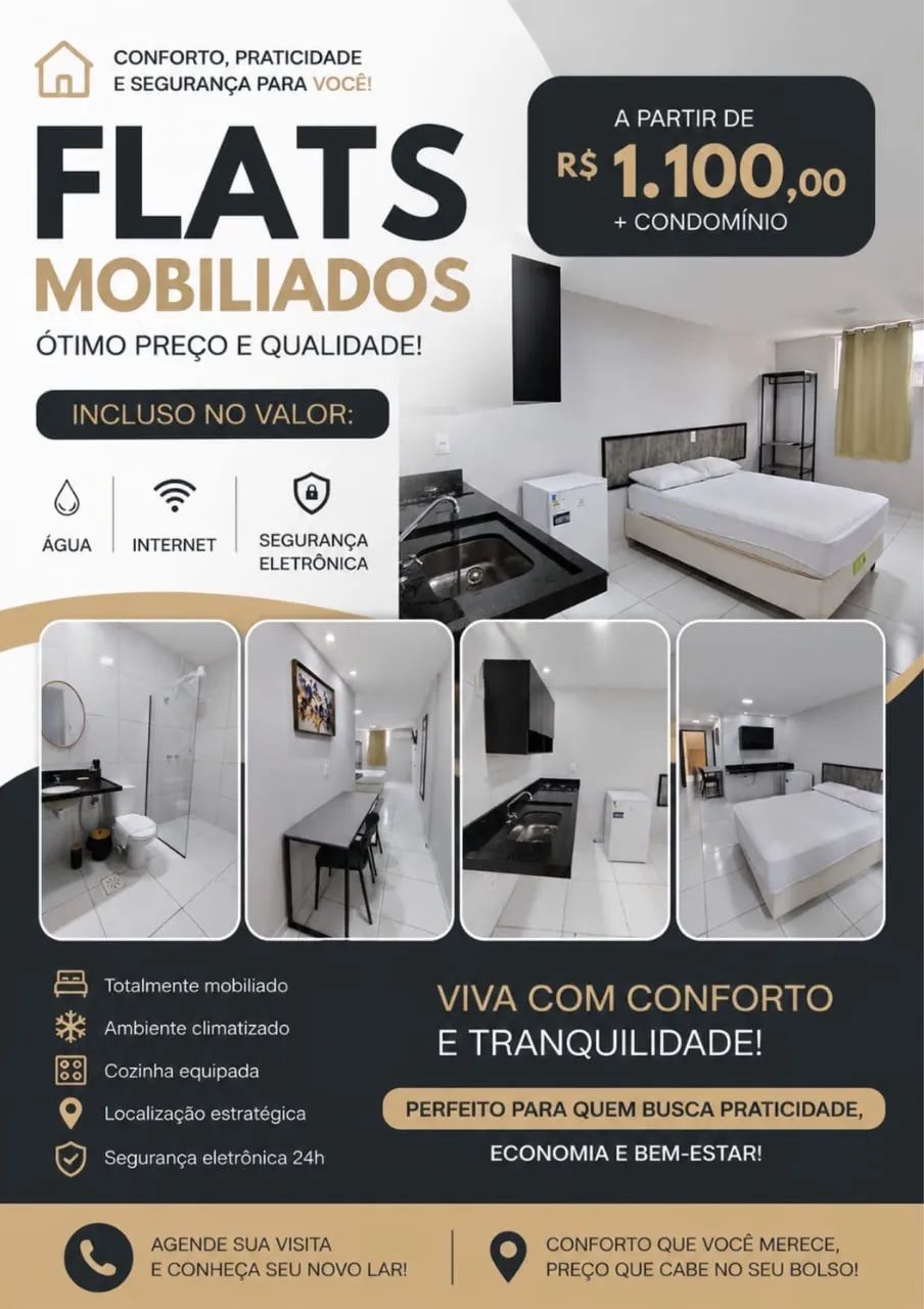 Flats BSH próximo à UFCG e UEPB em Campina Grande.  - Foto 2