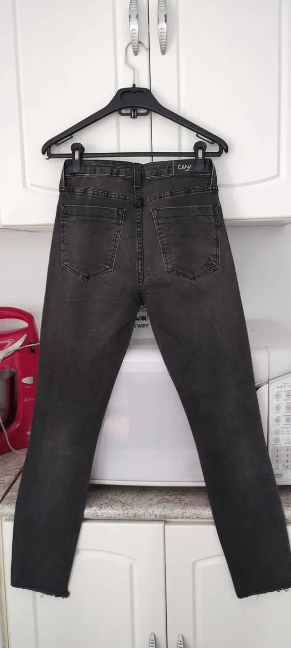 Calça Jeans feminina Canal All Blue 34  - Foto 5