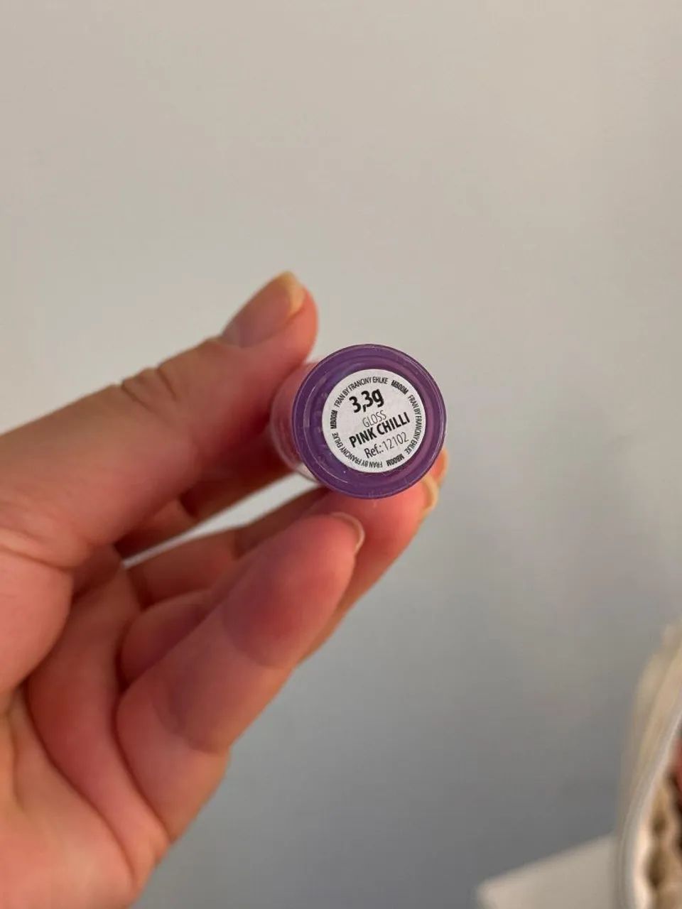 Gloss Franciny Elke Pink Chilly - Nunca usado<br>Cor Pink Chilly<br>Nunca usado<br> *30 reais* - Foto 2