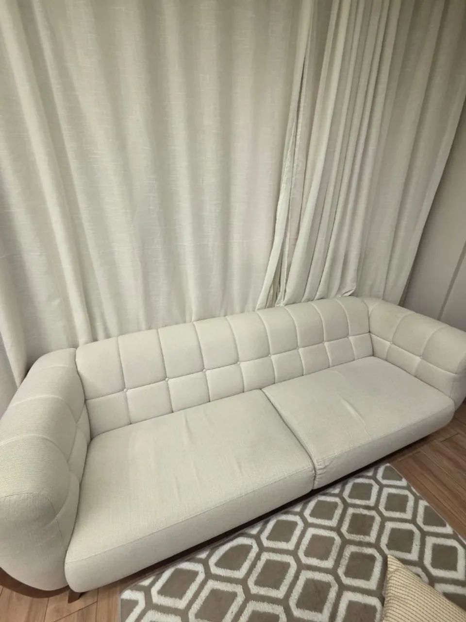 Sofa de linho 2,35 x 0,80m