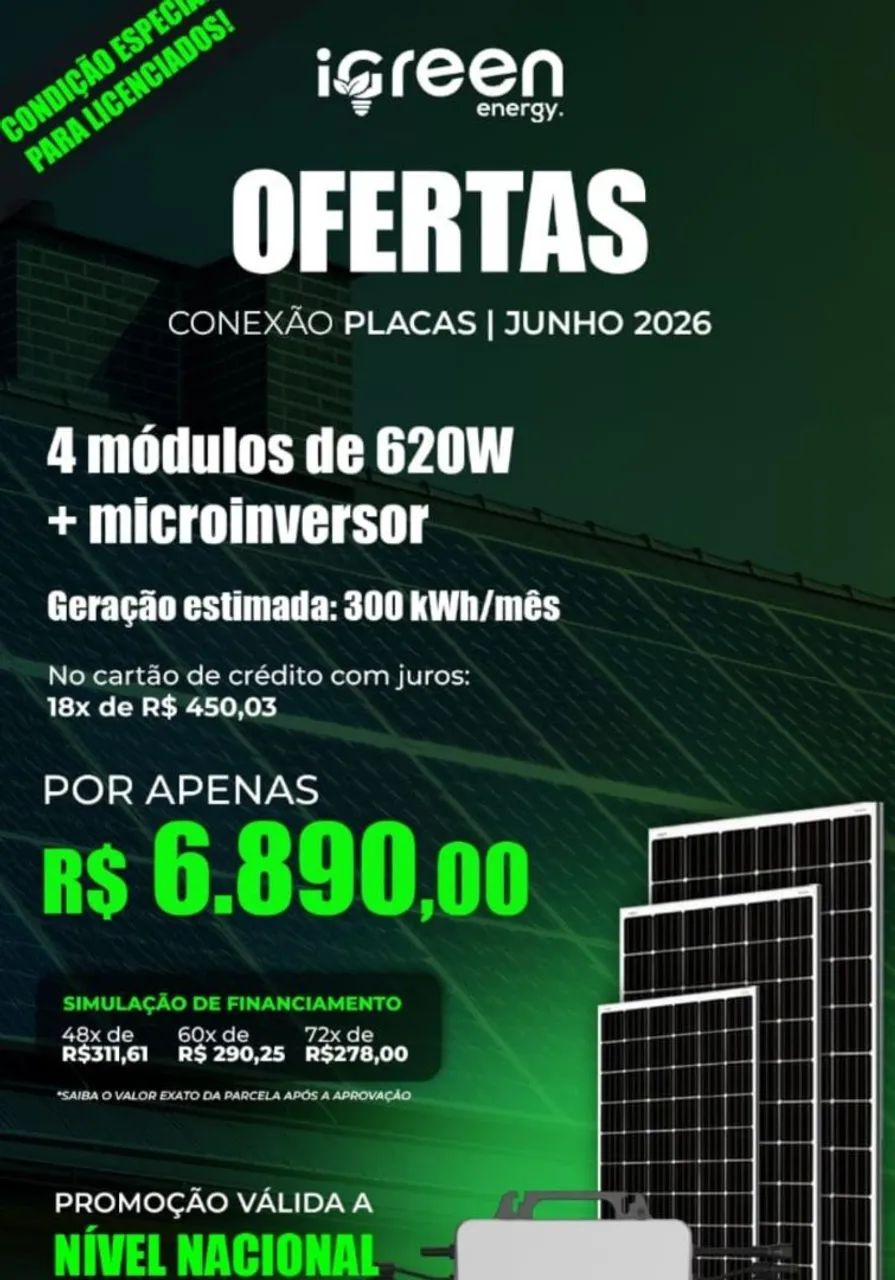 Igreen Energy Placa Solar 