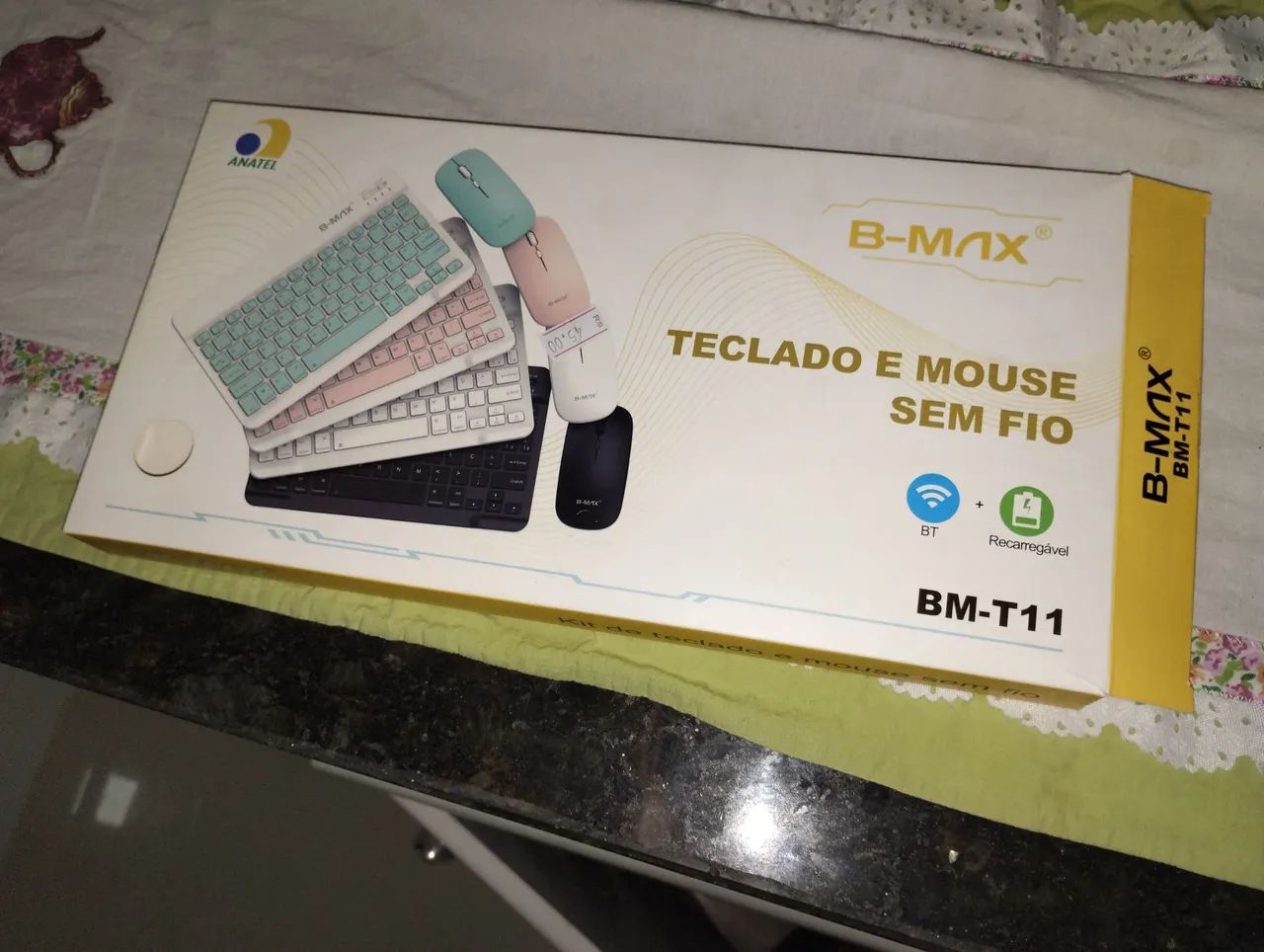 Teclado e mouse sem fio NOVO!!  - Foto 2