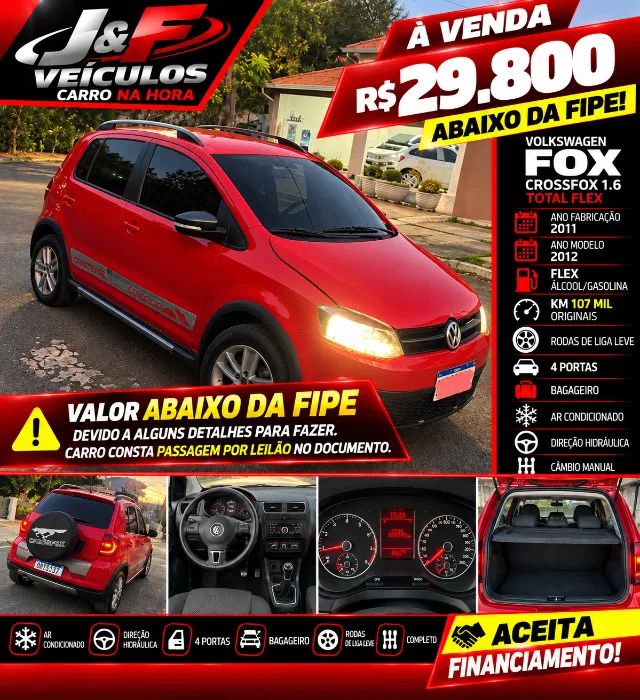 Volkswagen Crossfox 1.6 8V FLEX 2012