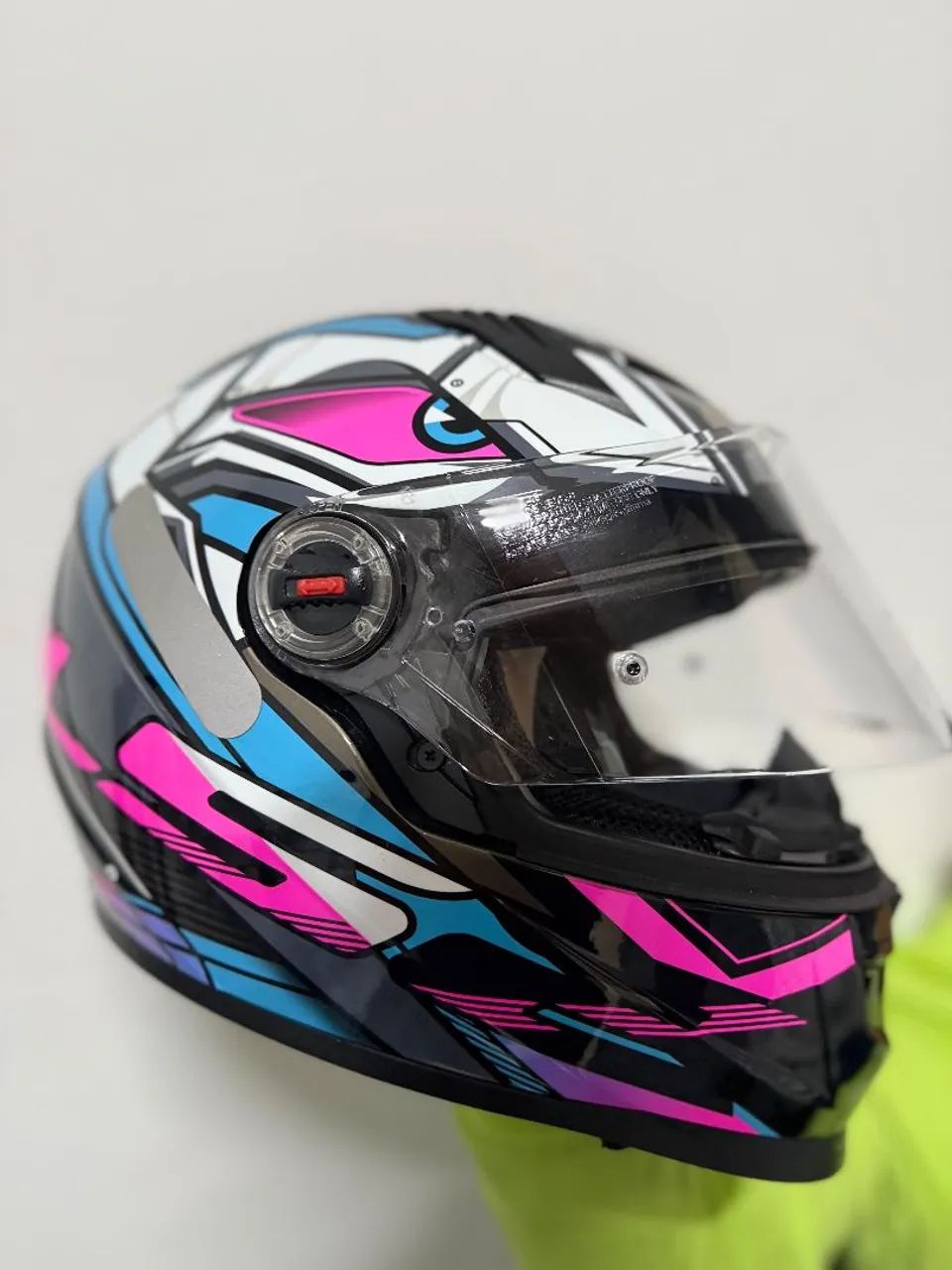 Capacete ls2 xdron rosa e roxo - Foto 4