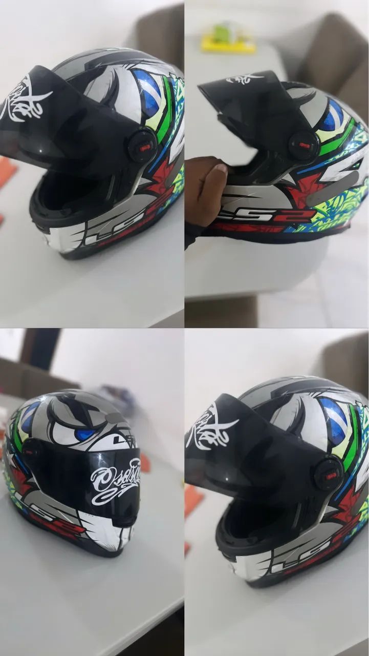 Vendo 2 Capacete Ls2 Tribal - Foto 2