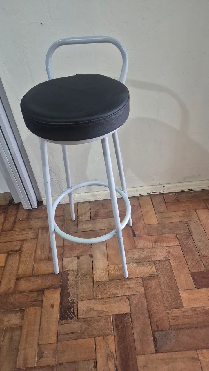 Banqueta alta estofada  - Foto 2
