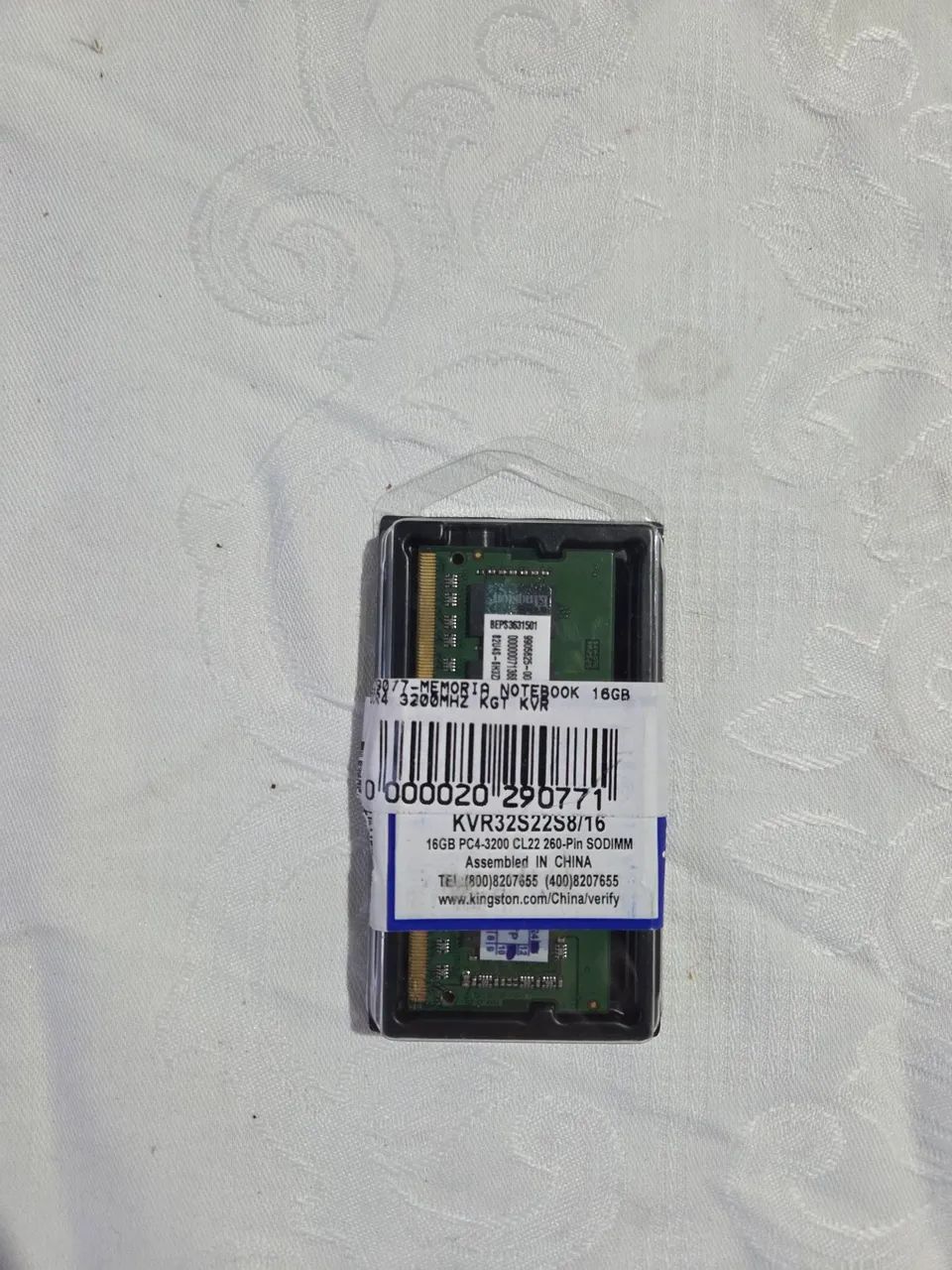 Memória RAM para notebook Kingston DDR4 16gb