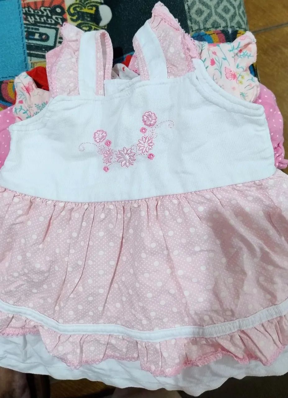 Roupas infantis meninas, enxoval completo  - Foto 4