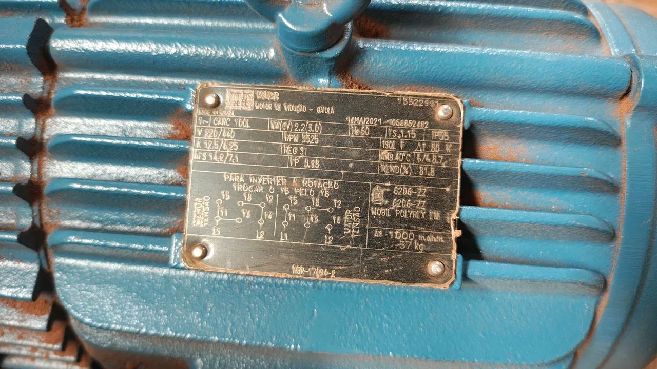 Motor 3cv Weg blindado - Foto 4