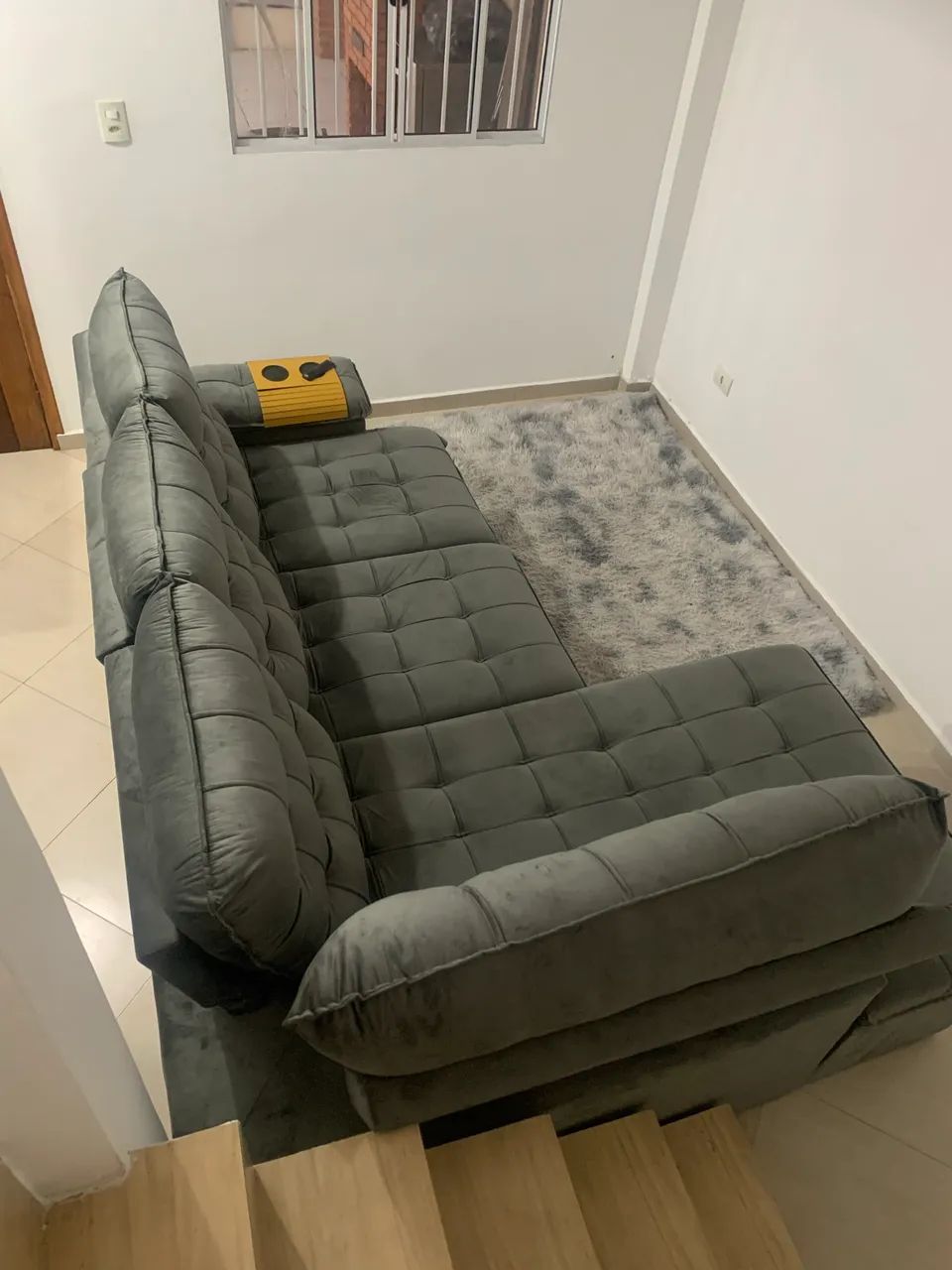 Sofa 6 lugares retratil e reclinavel de canto - Foto 4