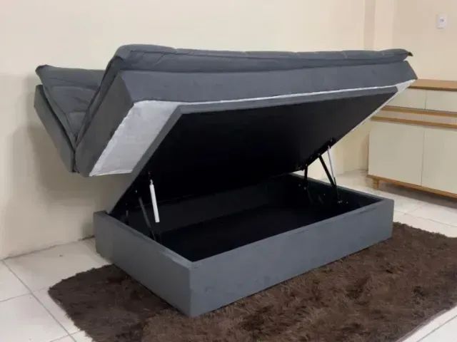 SOFÁ CAMA BAÚ BÚZIOS  1,80M. PRONTA ENTREGA. - Foto 2
