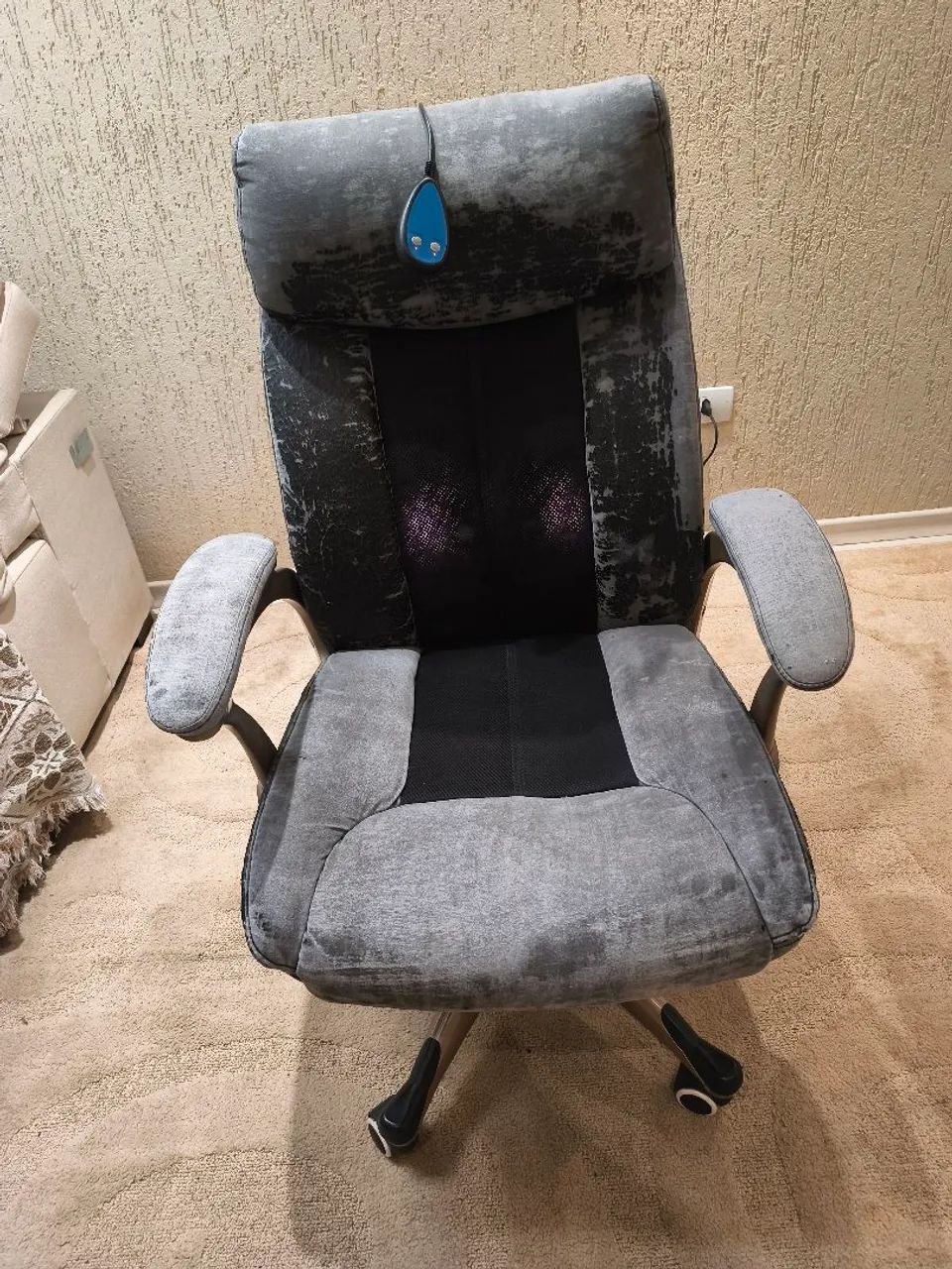 Cadeira escritório massageadora 