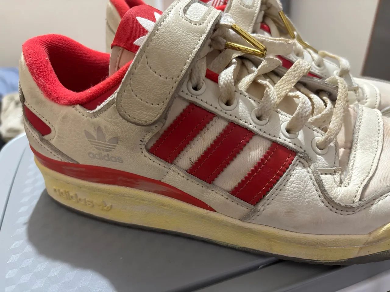 ADIDAS FORUM 84 LOW AEC (VERMELHO) - Foto 3
