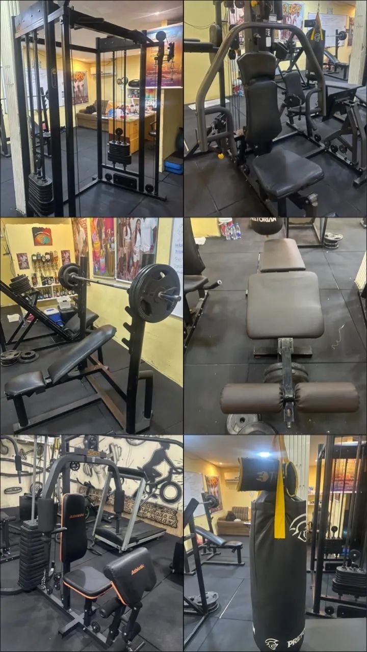 Equipamentos de academia 