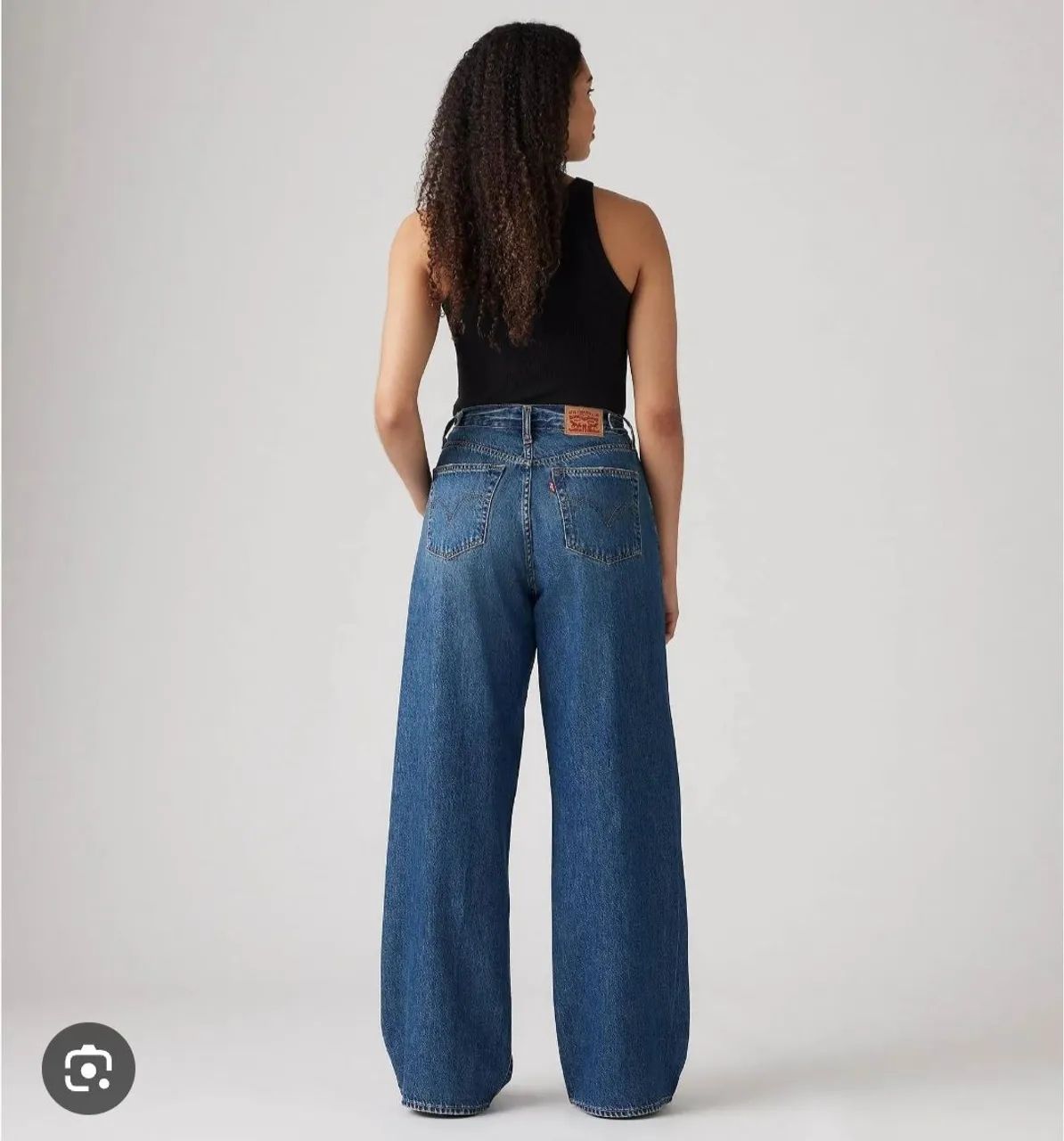 Calça jeans levis cinch wide leg  - Foto 2