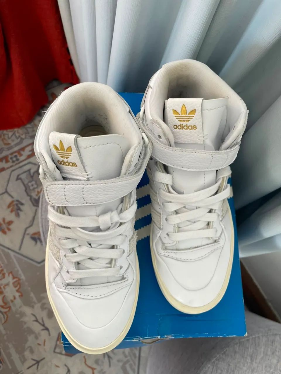 Tenis Adidas Forum Bonega Midi W tamanho 35 com caixa 