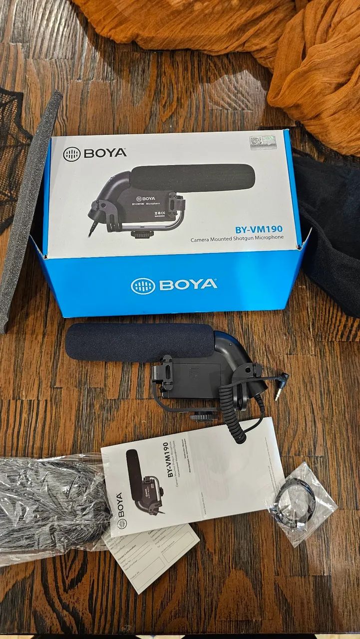 Microfone Profissional BOYA VM-190 - NUNCA USADO - Foto 2