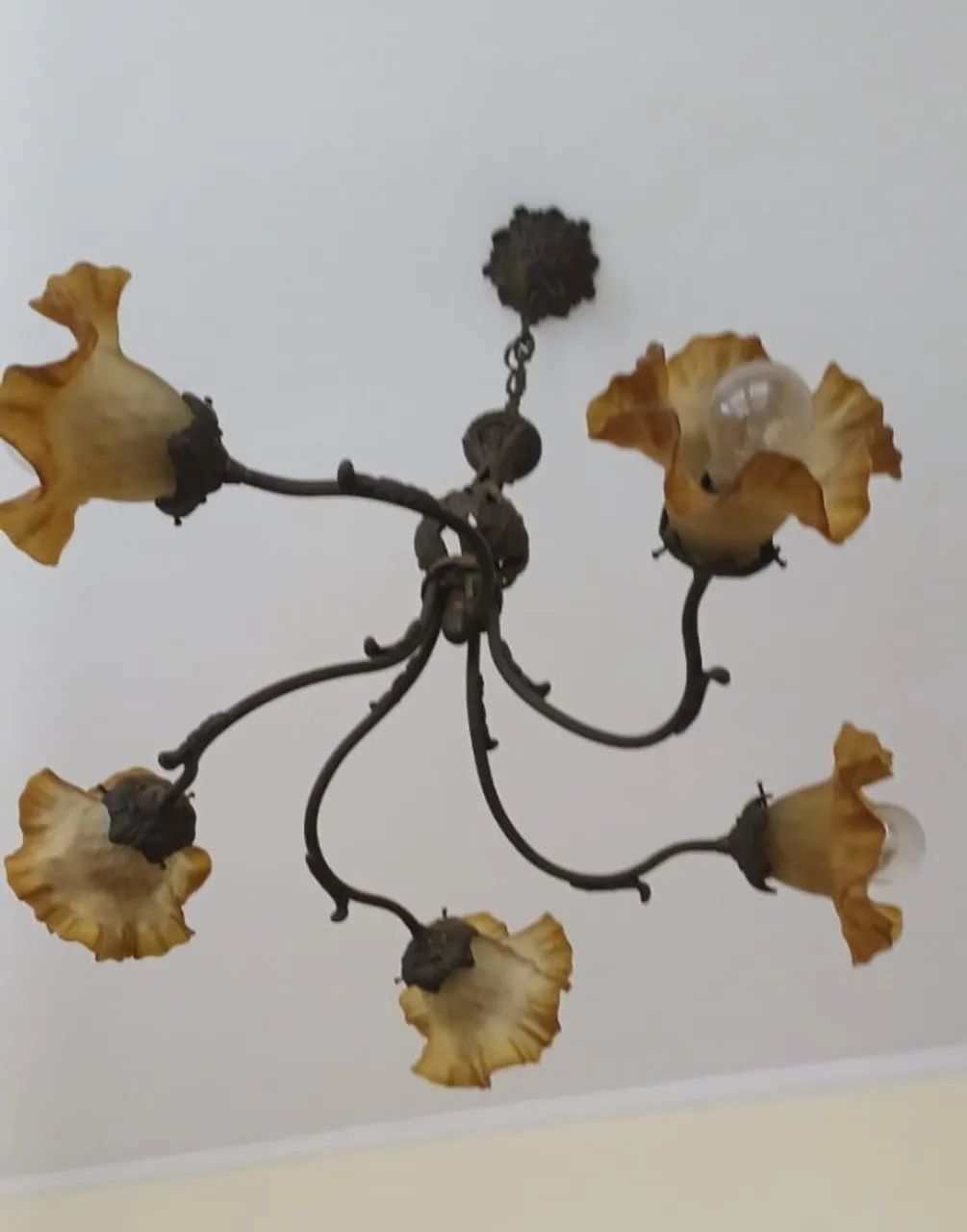 Lustre para 05 lâmpadas