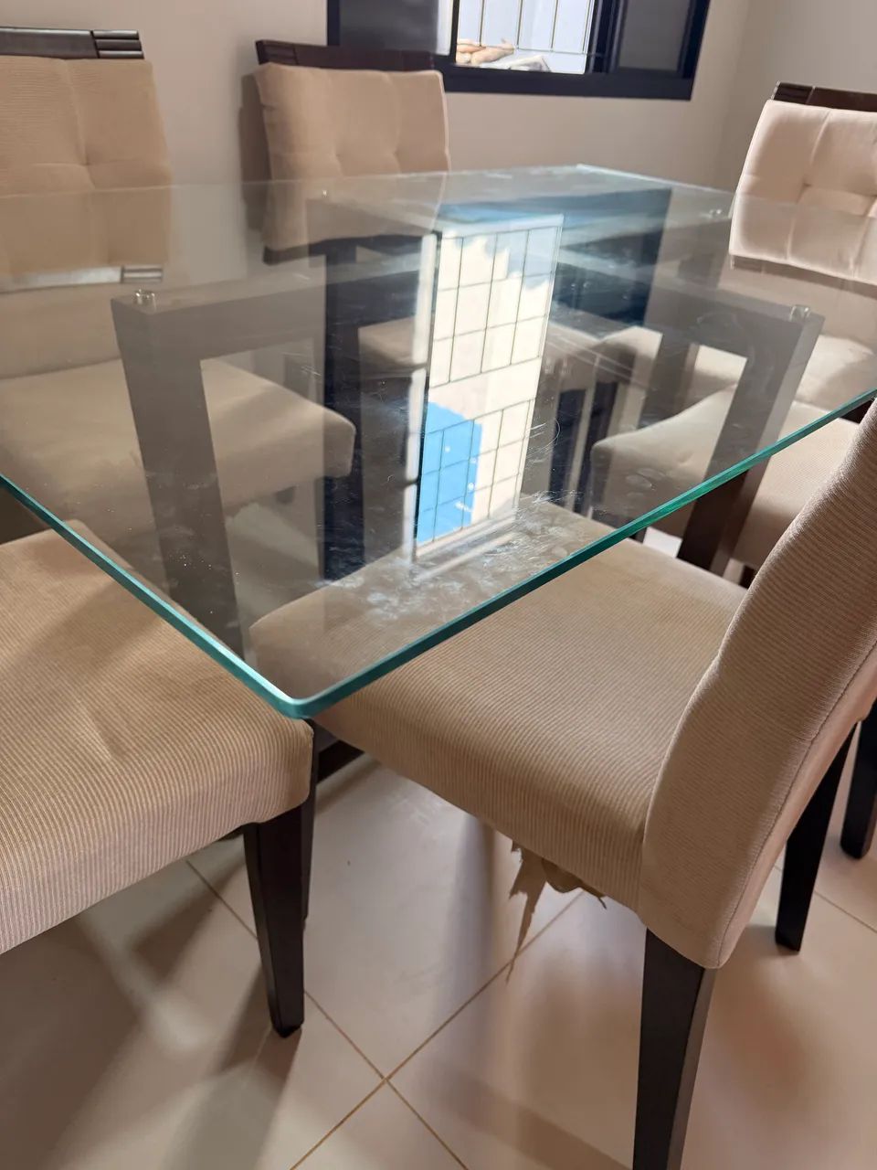 Vendo Jogo de Jantar com 6 Cadeiras - Foto 5