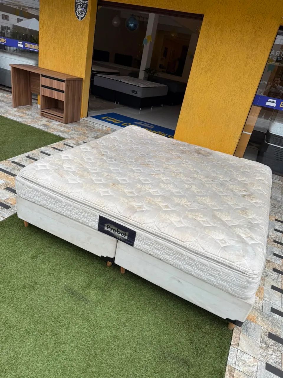 Cama box Super King PROBEL USADA TOP - ENTREGAMOS  - Foto 4
