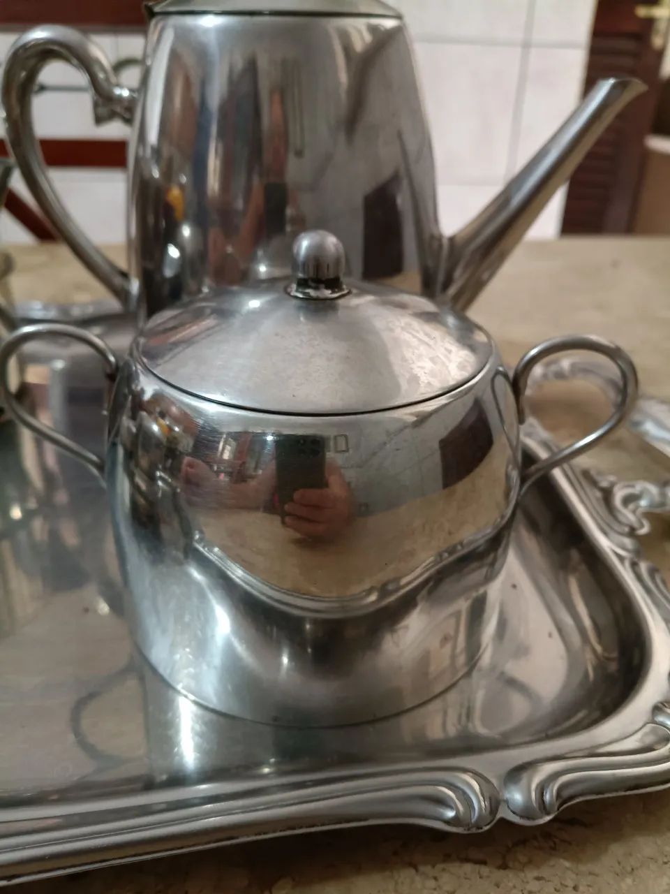 Conjunto de chá inox  - Foto 2