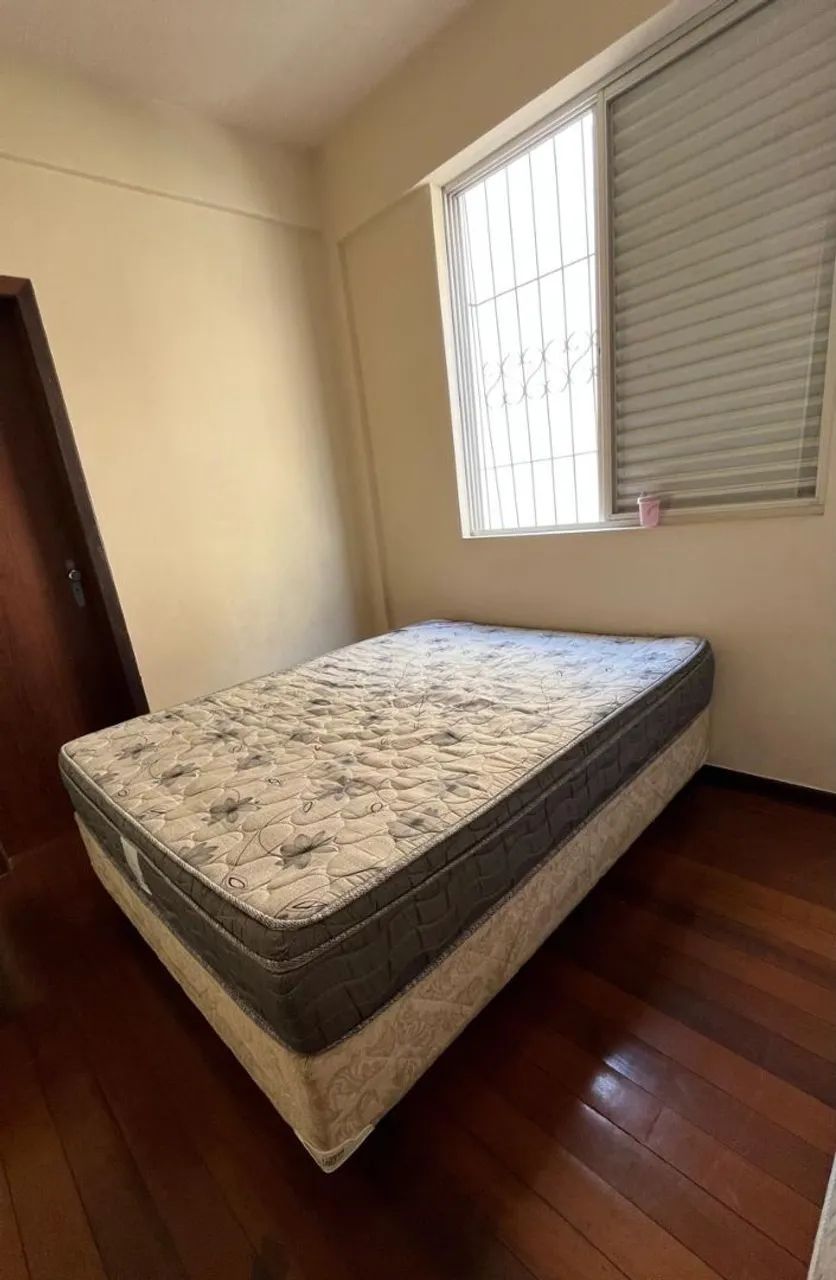 CAMA BOX DE CASAL COM COLCHÃO