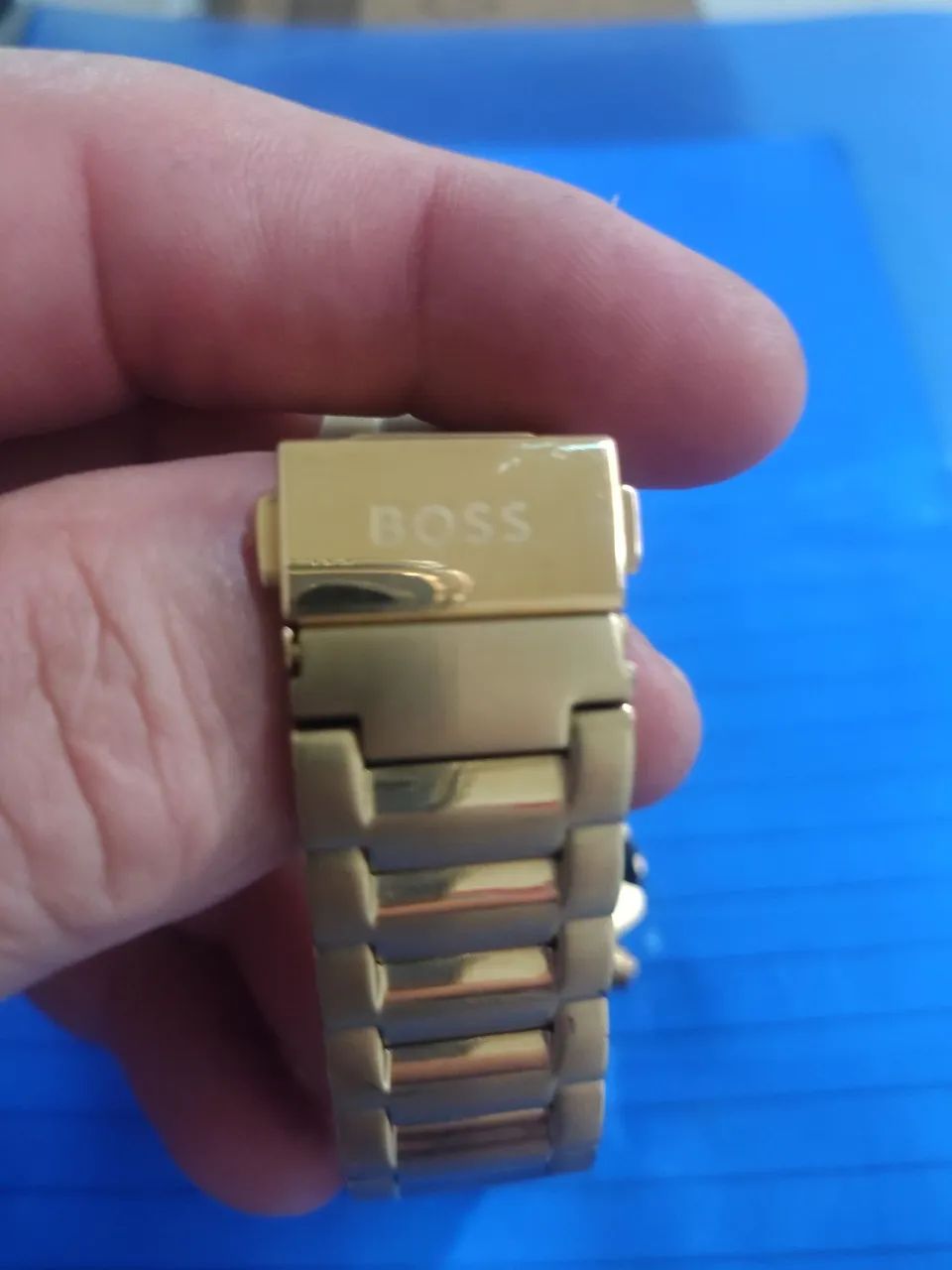 Relógio dourado Hugo boss - Foto 4