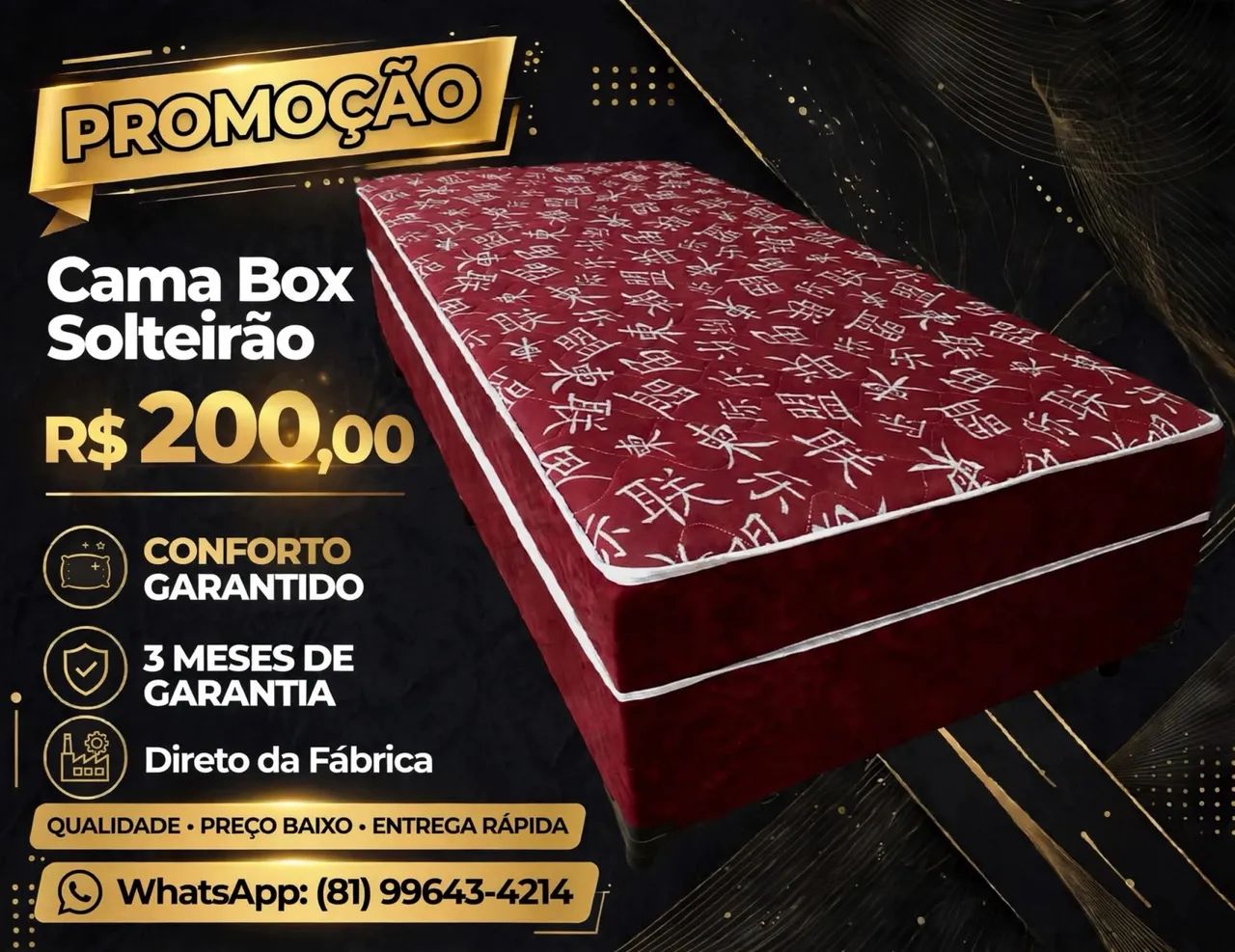 Cama box solteirão  - Foto 2