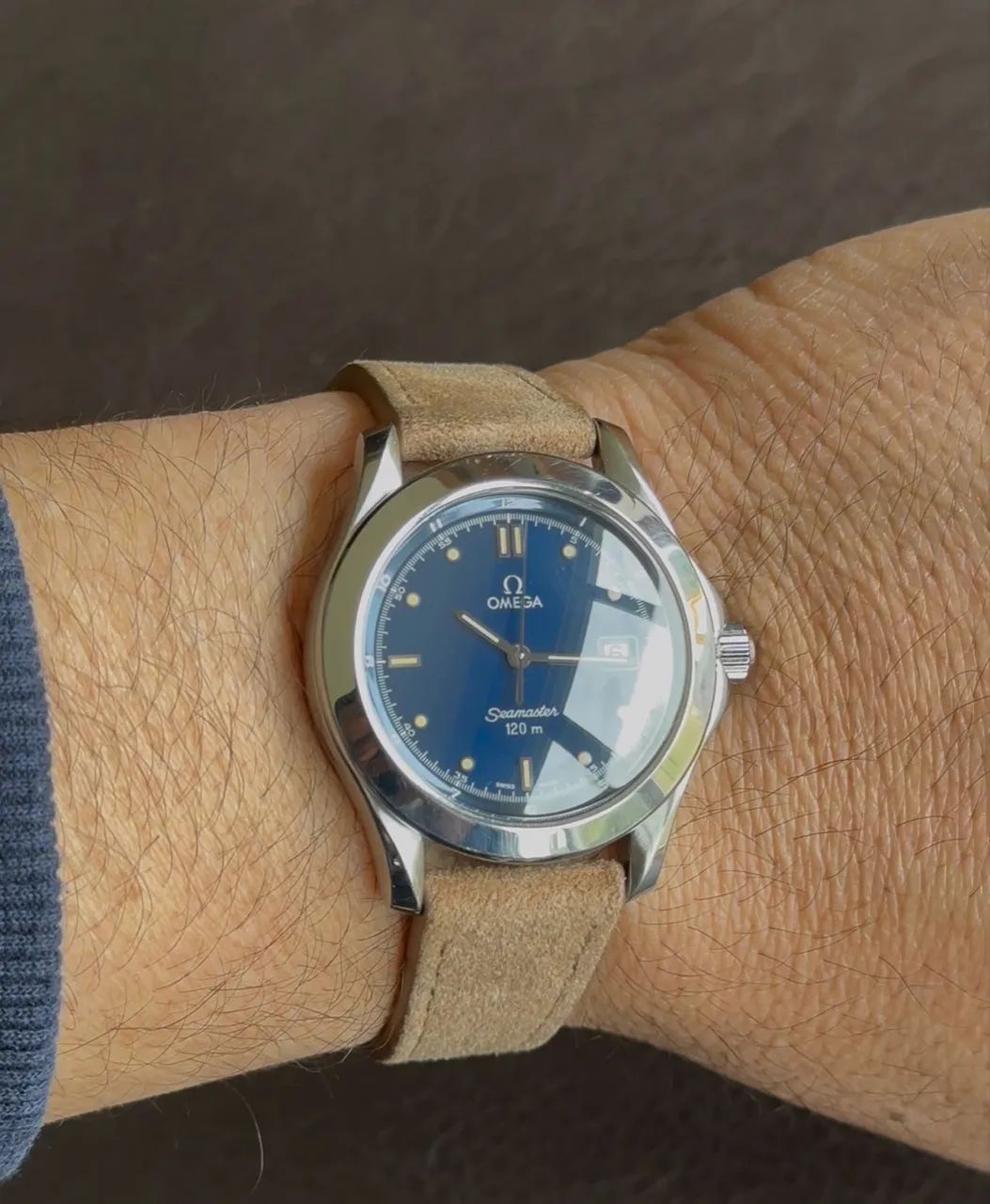 Relógio Omega Seamaster 120m Azul