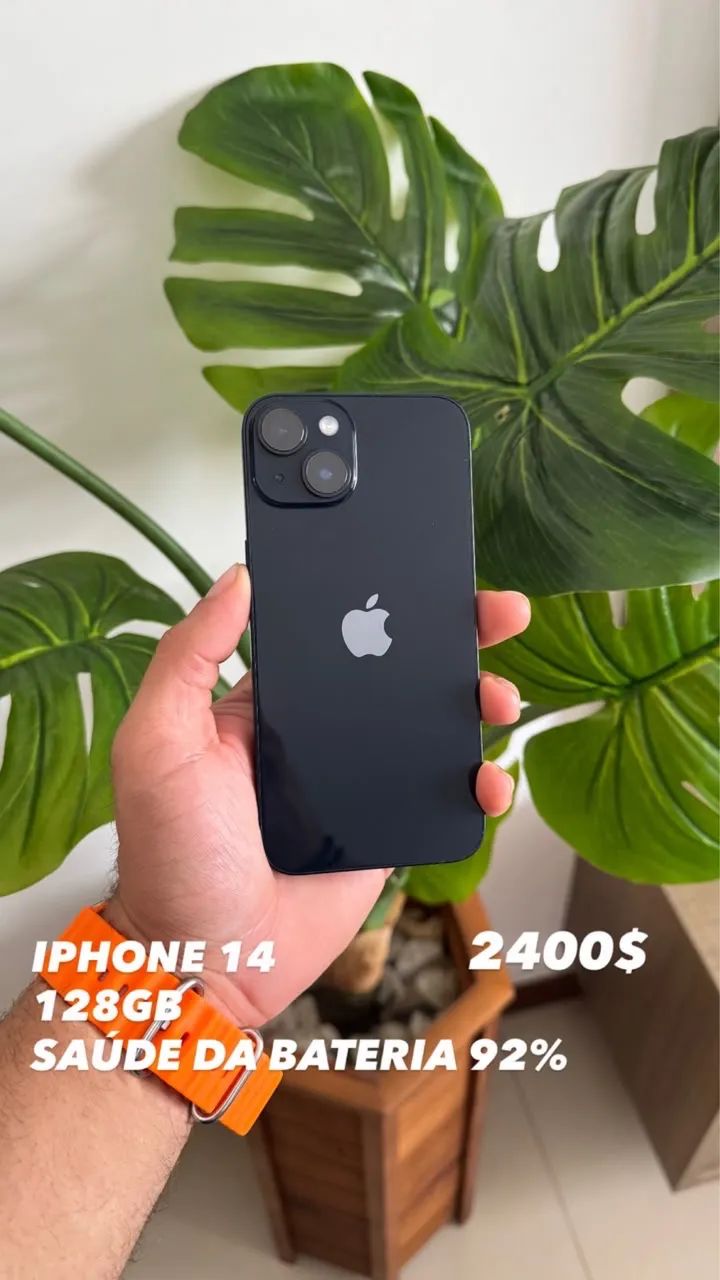 iPhone 14 128gb - bateria 92%