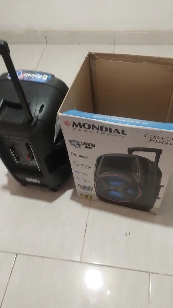 caixa de som mundial amplificada nova  - Foto 3