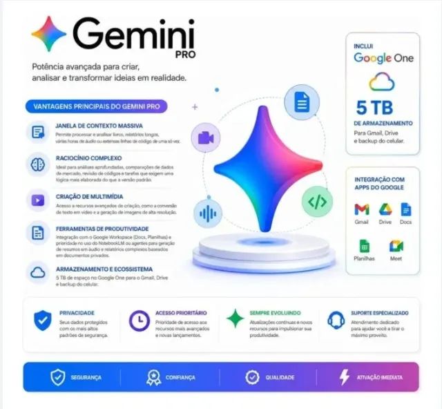 Google Ai Pro - Gemini Ai - 18 Meses - Digital Privado - Foto 3