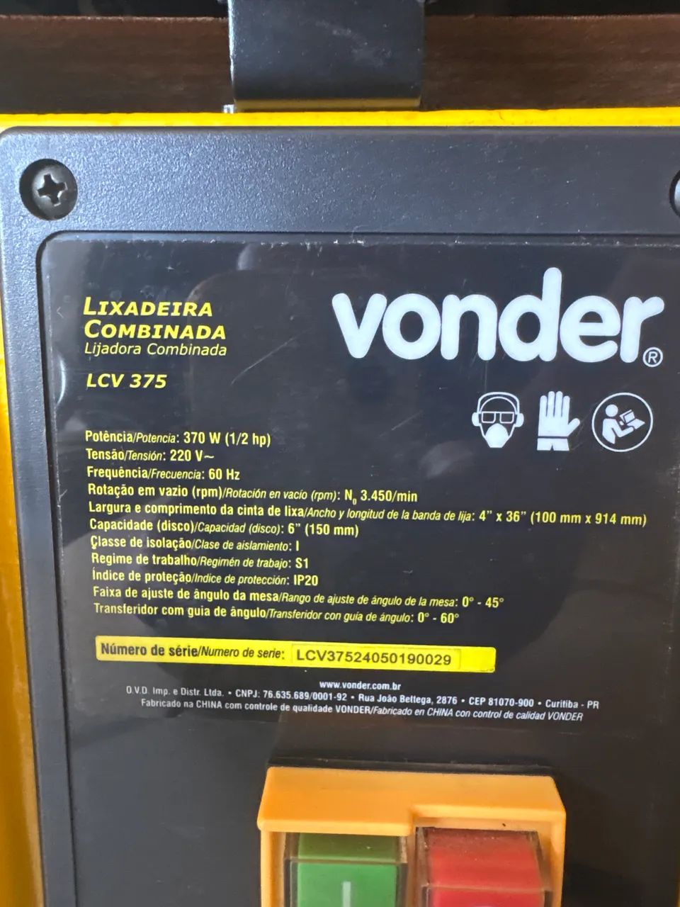 Lixa Combinada de Bancada com Cinta (ACEITO PROPOSTAS) - Foto 3