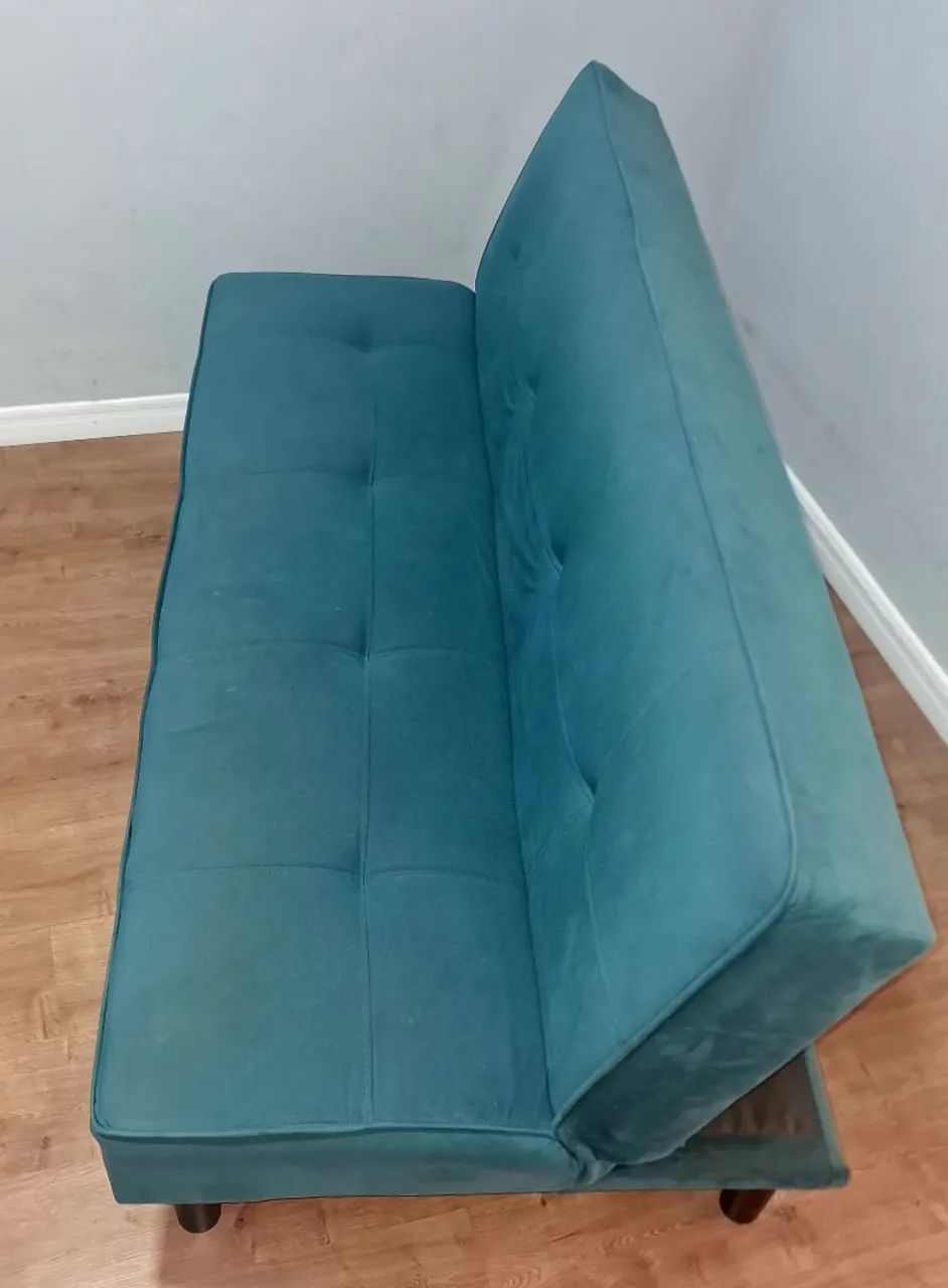Sofá cama cor turquesa  - Foto 3