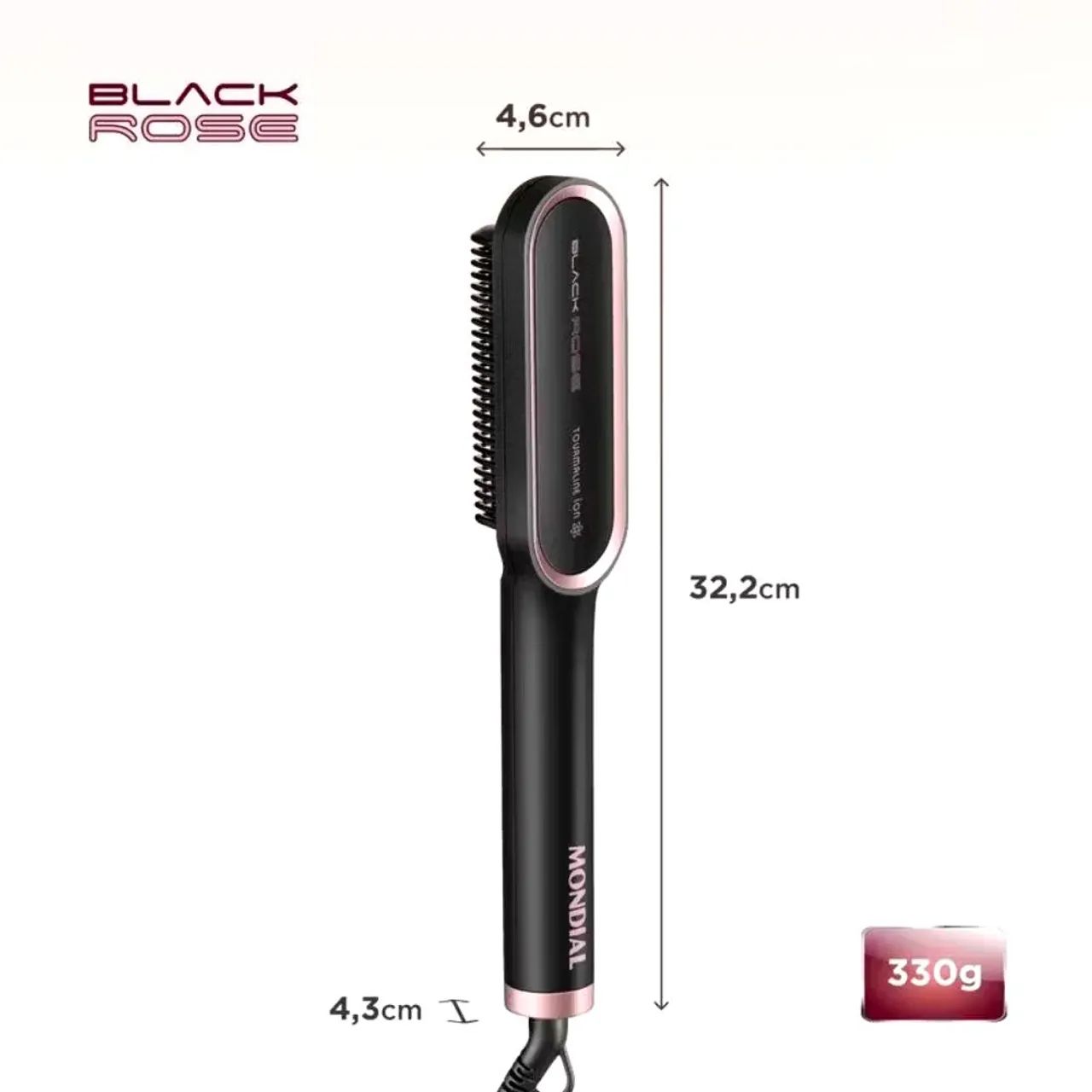 Escova Secadora E Alisadora  Bivolt <br>SKU do produto:<br>13259 - Foto 4