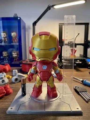 Homem de Ferro Chibi 3D