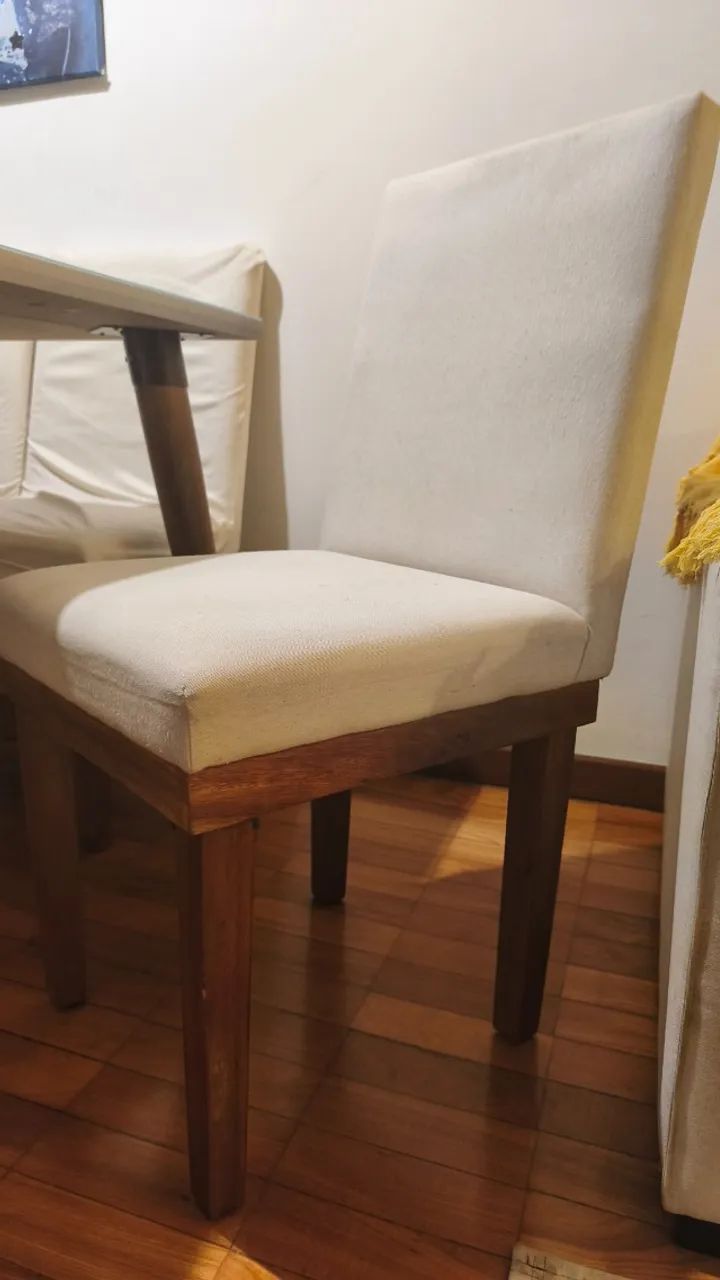 6 cadeiras mesa jantar - Foto 2