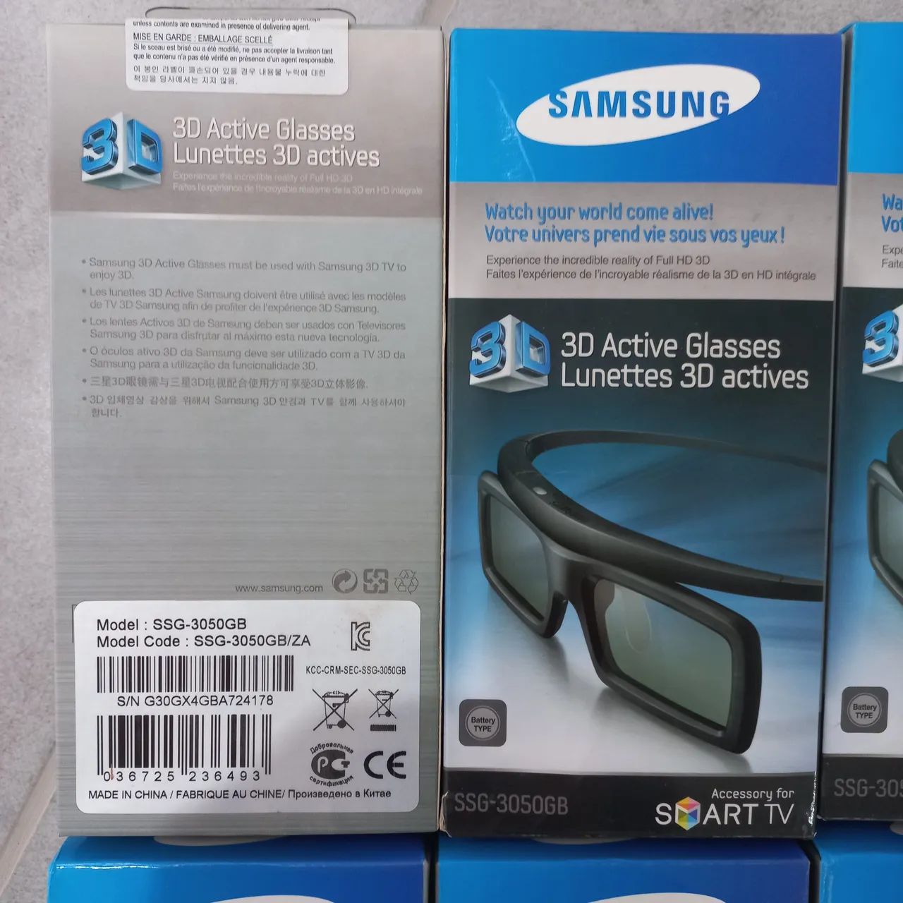 6 Oculos 3D SAMSUNG modelo SSG-3050GB embalagens lacradas (novos) - Foto 2