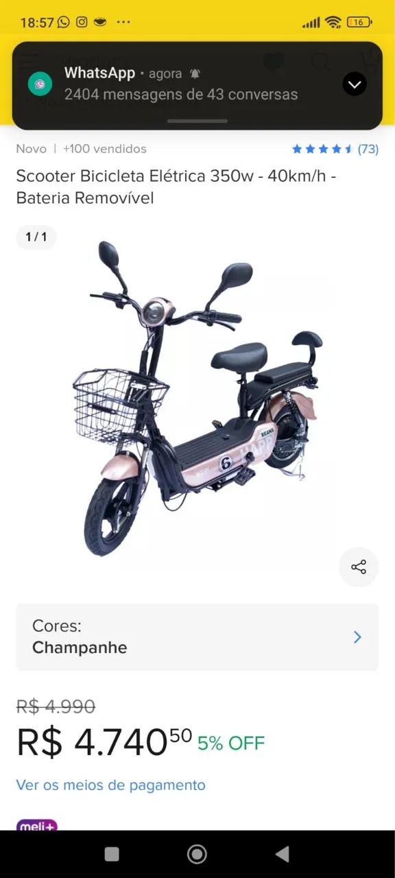 Bike elétrica 