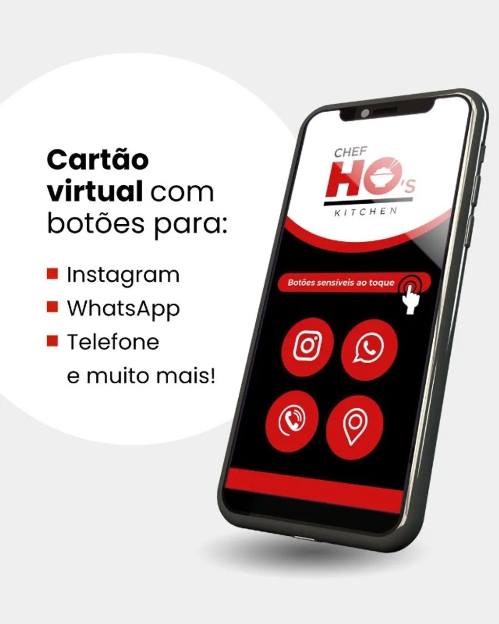 Cartão Virtual para Whatsapp com Botões Clicáveis