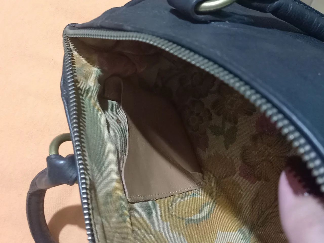 Bolsa de ombro Portfólio de couro - Foto 4