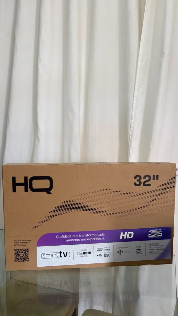 TELEVISÃO SMART 32 LACRADA E 12 MESES DE GARANTIA