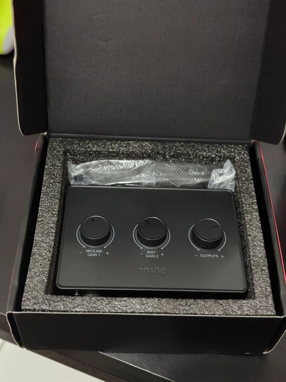 FIFINE SC1 - Interface de Áudio USB | NOVA E LACRADA - Foto 2