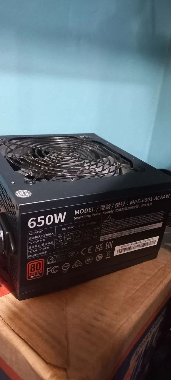 Fonte cooler master 650w - Foto 2
