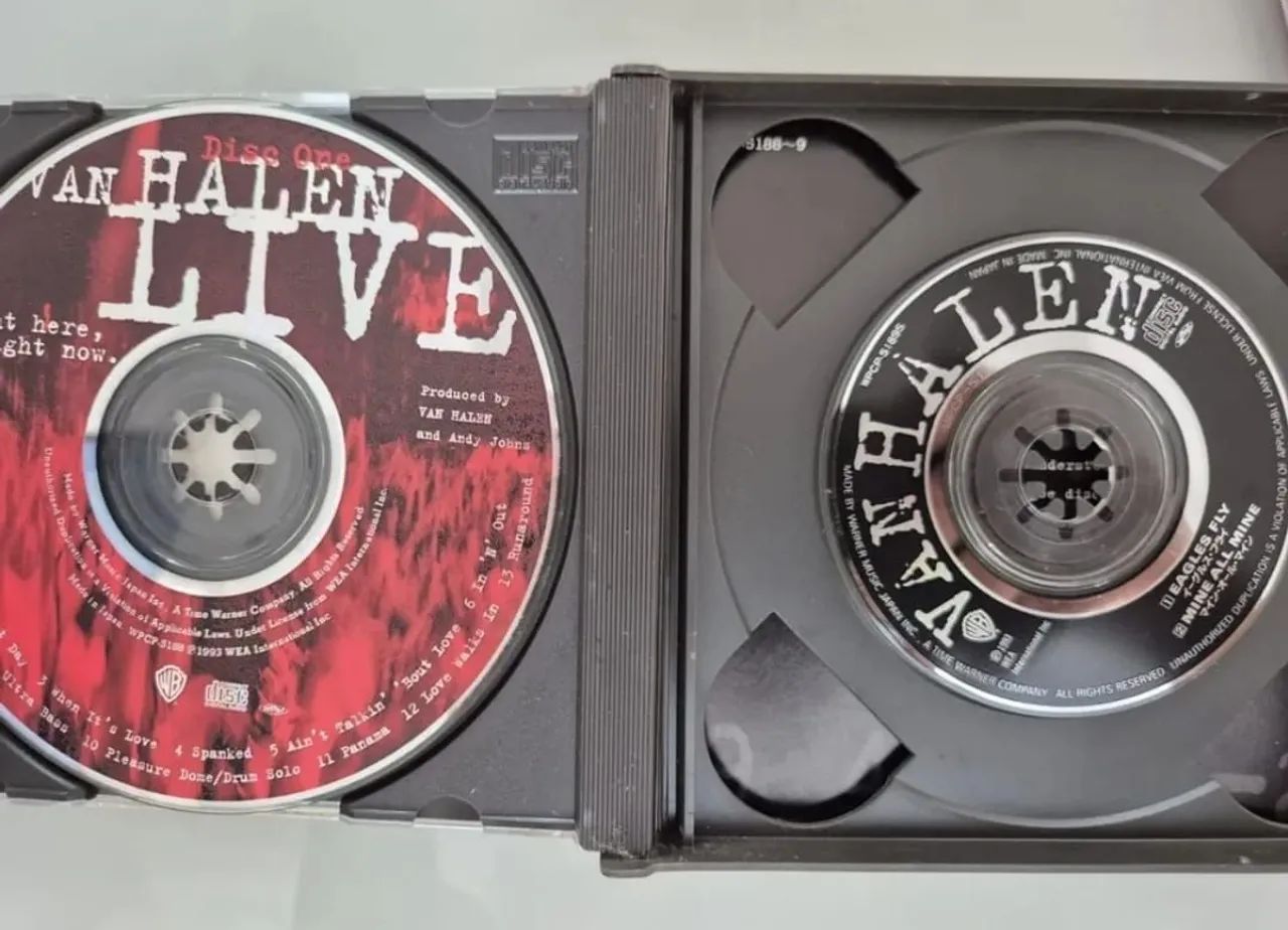 CD Triplo Van Halen - Live: Right Here, Rigor Now - Foto 4