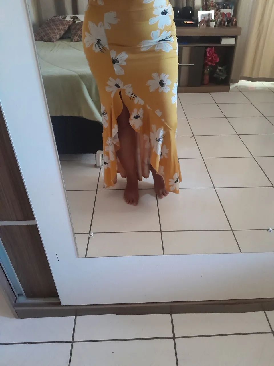 Saia longa com fenda n° 44 - Foto 5