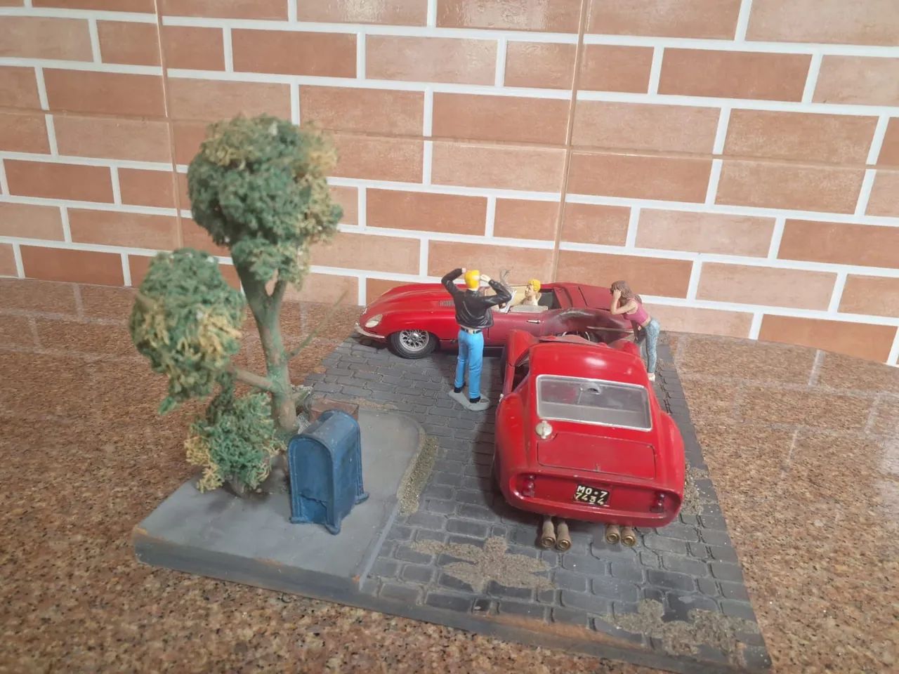 Diorama acidente Ferrari escala 1:18 - Foto 5