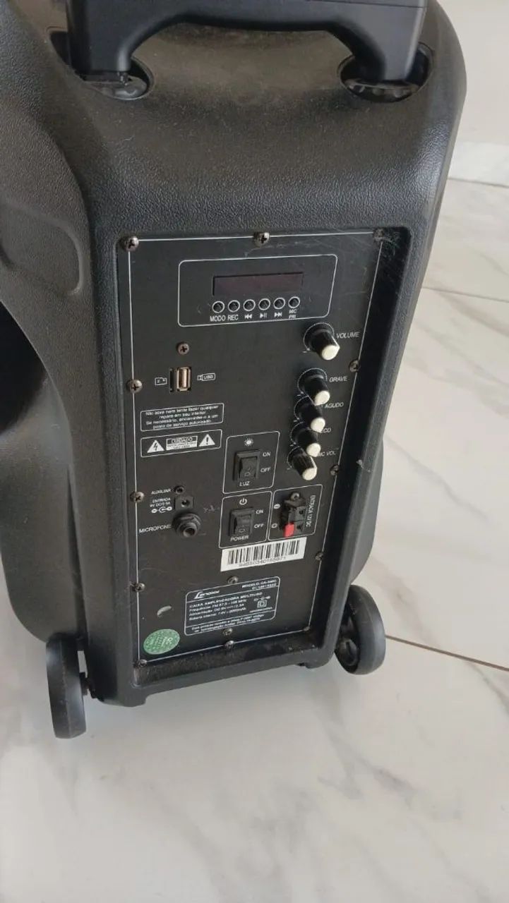 Caixa de Som Amplificada Lenoxx CA350 Bluetooth 500W - Foto 2