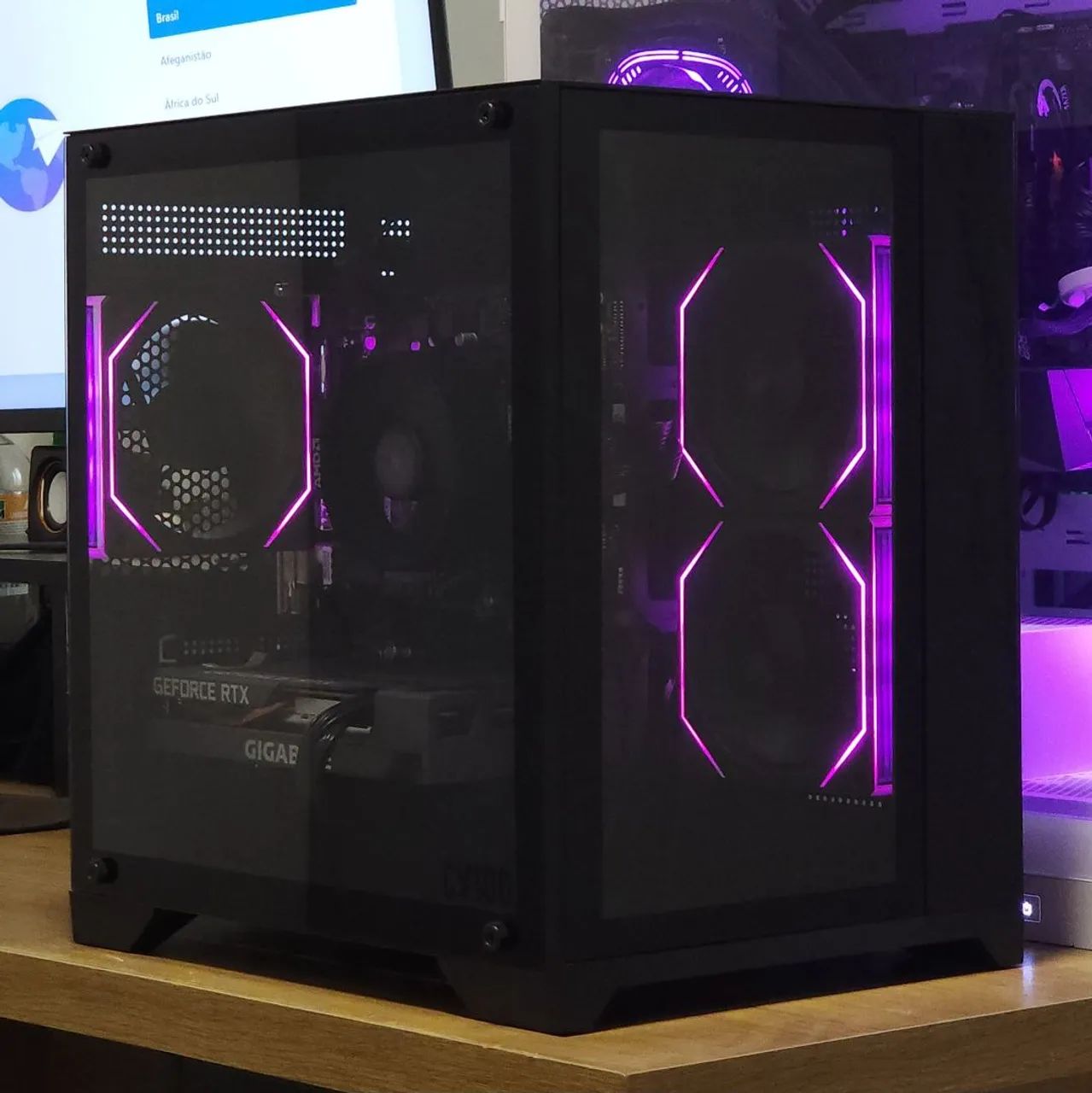 PC RTX3050 8GB + Ryzen 5 com garantia  - Foto 3
