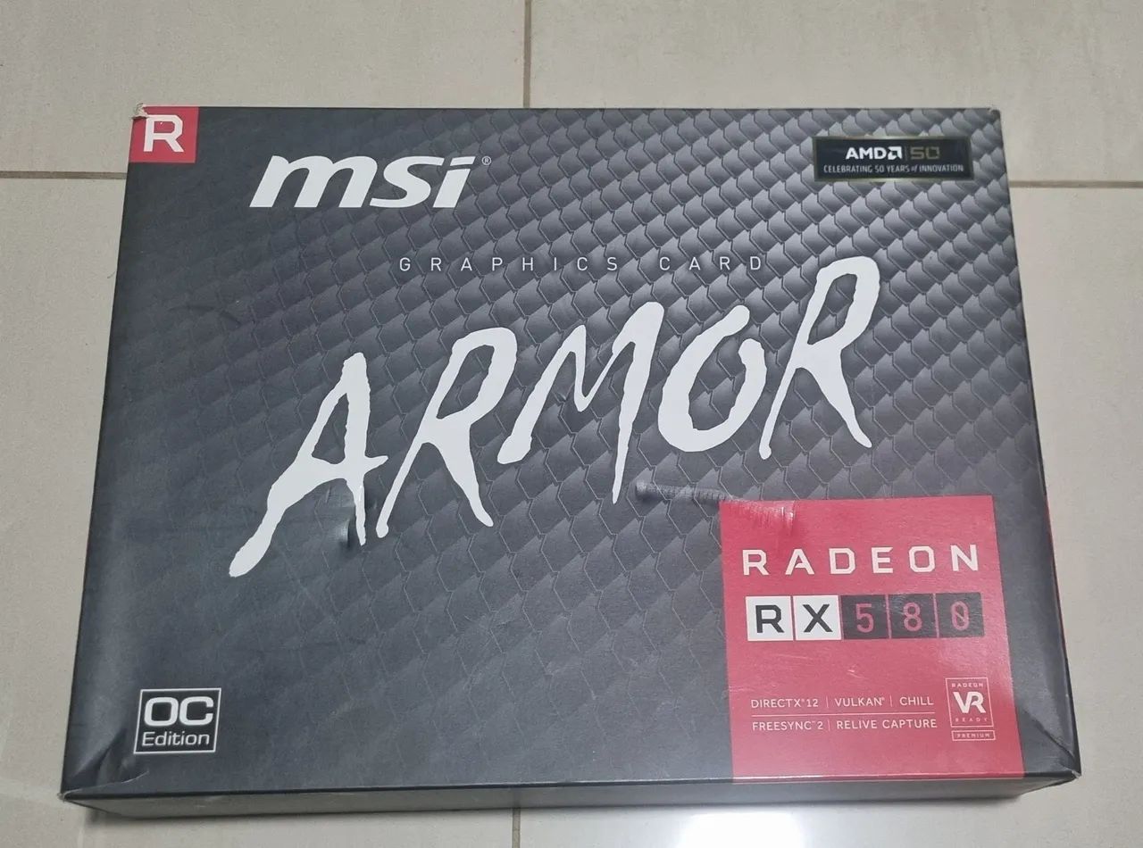  RX 580 8gb MSI Placa de Vídeo  - Foto 2